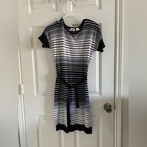 Stripped Sweater Dress